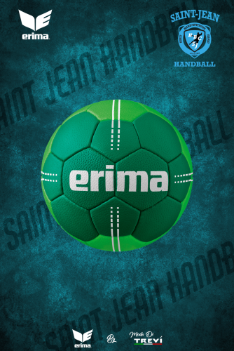 Ballon Erima Pure Grip n°2 Eco St Jean Handball 7202201