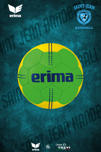 Ballon Erima Pure Grip n°4 Eco St Jean Handball 7202103