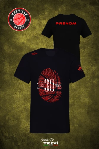 T-shirt MODA Officiel Noir MB  30 ans 