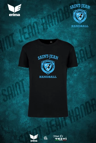 Tshirt coton bio Teamsport St Jean Handball